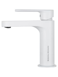 Смеситель для раковины Wonzon & Woghand WW-H1032-MW белый матовый